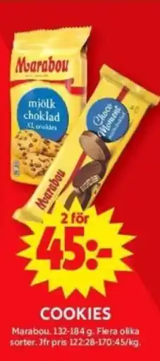 ICA Supermarket MARABOU Cookies erbjuda