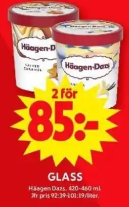 ICA Supermarket HÄAGEN DAZS Glass erbjuda