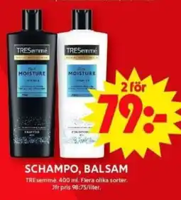 ICA Supermarket TRESEMMÉ Schampo, balsam erbjuda