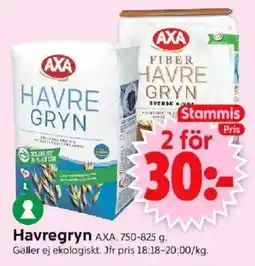 ICA Supermarket AXA Havregryn erbjuda