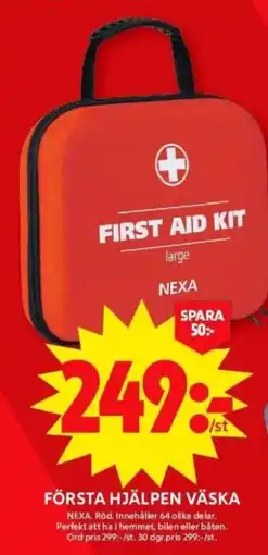 ICA Supermarket NEXA Första hjälpen väska erbjuda