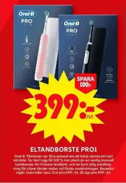 ICA Supermarket ORAL-B Eltandborste pro1 erbjuda