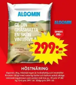 ICA Supermarket ALGOMIN Höstnäring erbjuda