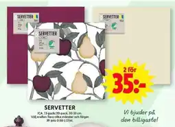 ICA Supermarket Servetter erbjuda
