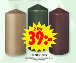 ICA Supermarket Blockljus erbjuda