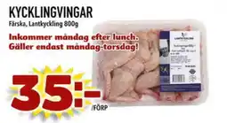 Din Mat Kycklingvingar erbjuda