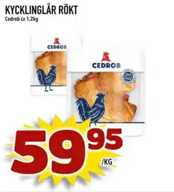 Din Mat CEDROB Kycklinglår rökt erbjuda