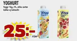 Din Mat YOGGI Yoghurt erbjuda