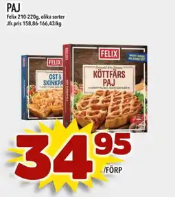 Din Mat FELIX Paj erbjuda