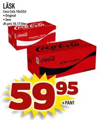 Din Mat COCA-COLA Läsk erbjuda