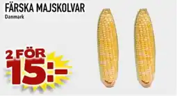 Din Mat Färska majskolvar erbjuda