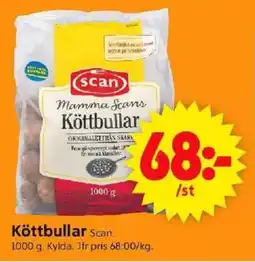 ICA Supermarket Scan Köttbullar erbjuda