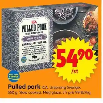ICA Supermarket ICA Pulled pork erbjuda