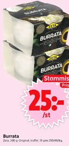ICA Supermarket ZETA Burrata erbjuda