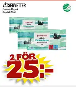 Prisma Mat ELDORADO Våtservetter erbjuda