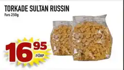 Prisma Mat Fars Torkade sultan russin erbjuda