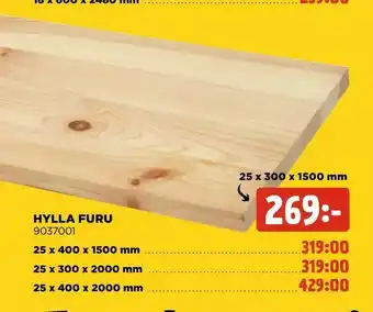 Jem&Fix Hylla furu erbjuda