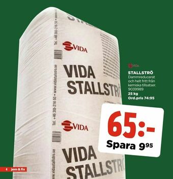 Jem&Fix Stallströ erbjuda