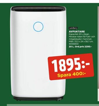 Jem&Fix Avfuktare erbjuda