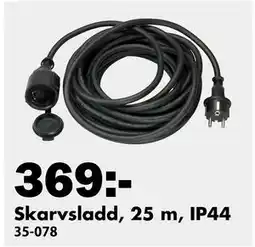 Biltema Skarvsladd, 25 m, IP44, SEK 369 erbjuda