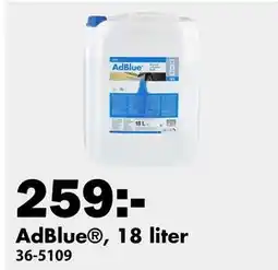 Biltema AdBlue , 18 liter, SEK 259 erbjuda