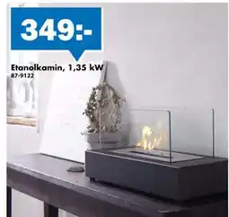 Biltema Etanolkamin, 1,35 kW, SEK 349 erbjuda