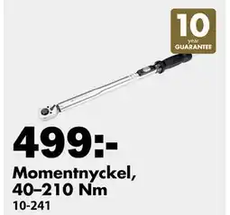 Biltema Momentnyckel, 40–210 Nm, SEK 499 erbjuda