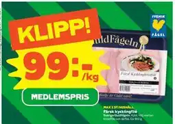 Stora Coop Färsk kycklingfilé, Medlemspris erbjuda