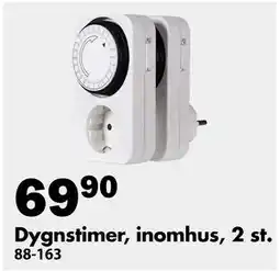 Biltema Dygnstimer, inomhus, 2 st., SEK 69.9 erbjuda