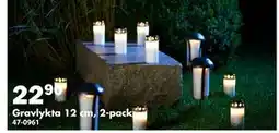 Biltema Gravlykta 12 cm, 2-pack, SEK 22.9 erbjuda