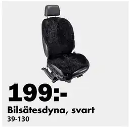 Biltema Bilsätesdyna, svart, SEK 199 erbjuda
