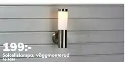 Biltema Solcellslampa, väggmonterad, SEK 199 erbjuda