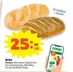 Stora Coop Bröd, SEK 25 erbjuda