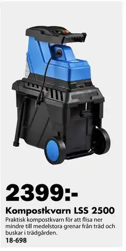 Biltema Kompostkvarn LSS 2500, SEK 2399 erbjuda
