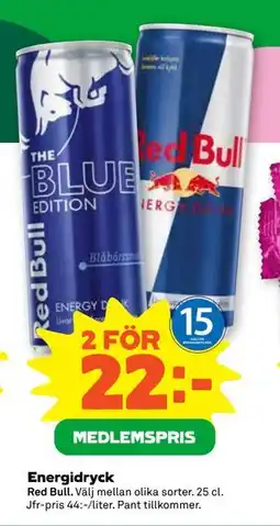 Stora Coop Energidryck, Medlemspris erbjuda