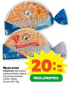 Stora Coop Mjukt bröd, Medlemspris erbjuda
