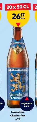Border Shop Lowenbrau Oktoberfest 6,1%, EUR 26.17 erbjuda