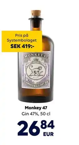 Border Shop Monkey 47, EUR 26.84 erbjuda