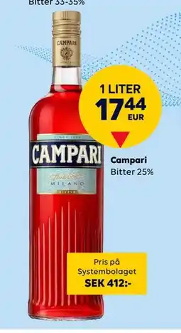 Border Shop Campari, EUR 17.44 erbjuda