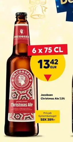 Border Shop Jacobsen Christmas Ale 7,5%, EUR 13.42 erbjuda