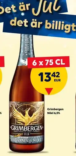 Border Shop Grimbergen Nöel 6,5%., EUR 13.42 erbjuda