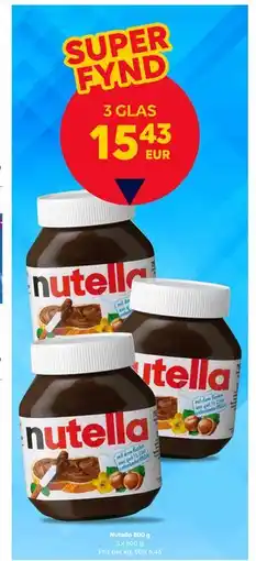 Border Shop Nutella 800 g, EUR 15.43 erbjuda