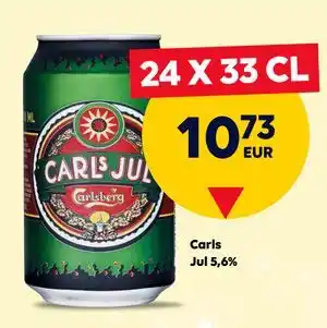 Border Shop Carls Jul 5,6%, EUR 10.73 erbjuda