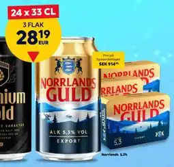Border Shop Norrlands 5,3%, EUR 28.19 erbjuda