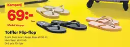 City Gross Tofflor Flip-flop erbjuda