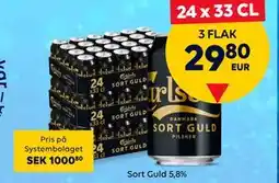 Border Shop Sort Guld 5,8%., EUR 29.8 erbjuda