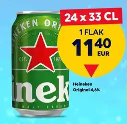 Border Shop Heineken Original 4,6%, EUR 11.4 erbjuda