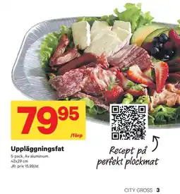 City Gross Uppläggningsfat erbjuda