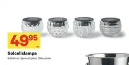 City Gross Solcellslampa erbjuda
