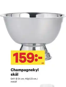 City Gross Champagnekyl skål erbjuda
